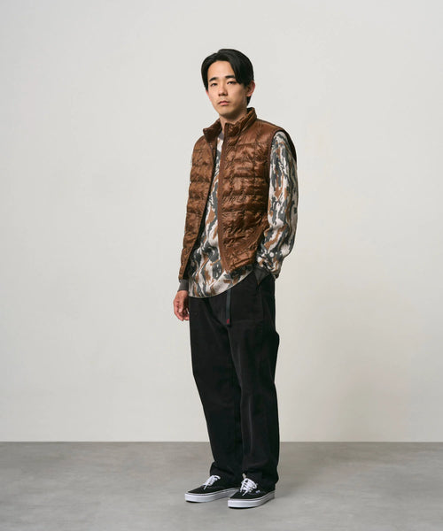 Corduroy Loose Tapered Ridge Pant Black