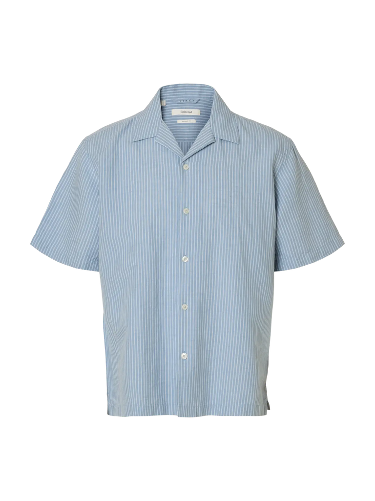 Casper Clay Linen Blend Dusty White Blue