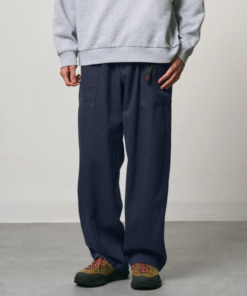 Hemp Relaxed Fit Pant Deep Blue