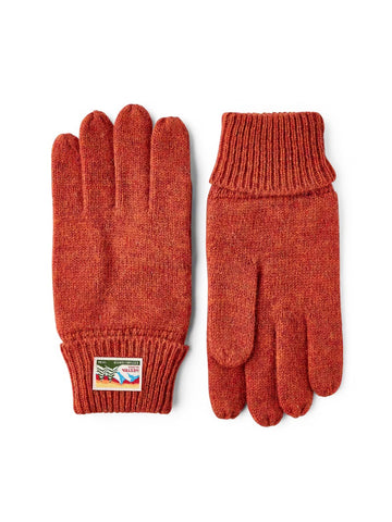 Raggwool Glove Brick Red