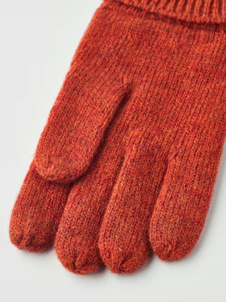 Raggwool Glove Brick Red