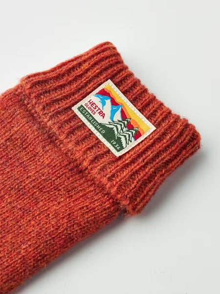 Raggwool Mitt Brick Red