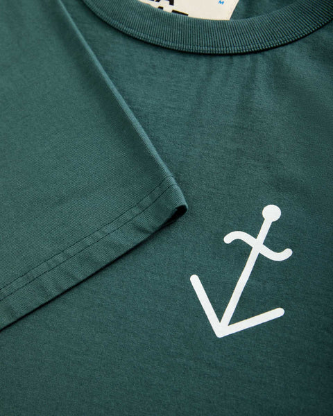 Dantas Logo T-Shirt Dark Green Off White