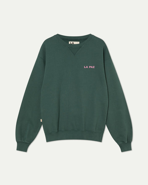 Xavier Dark Green Off White Square