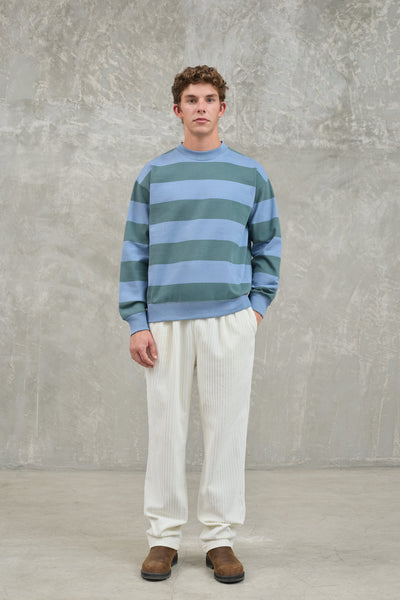 Paiva Blue Green Stripes