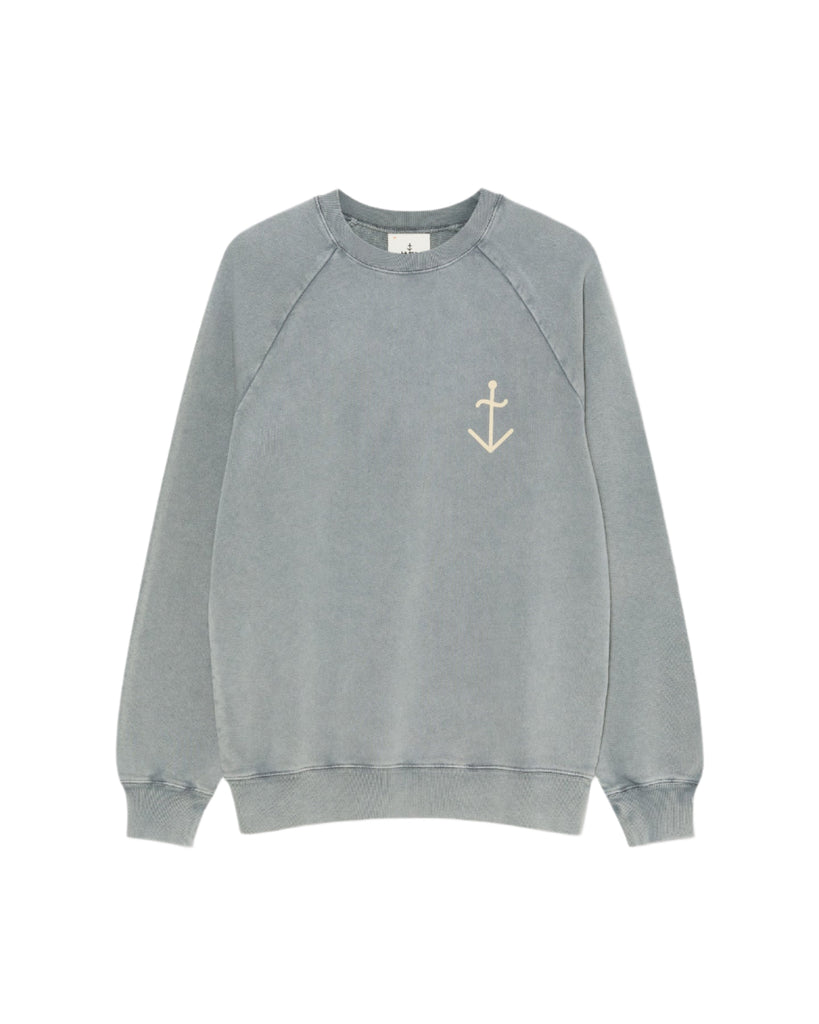 Cunha Logo Sweatshirt Smoked Pearl Pale Yellow