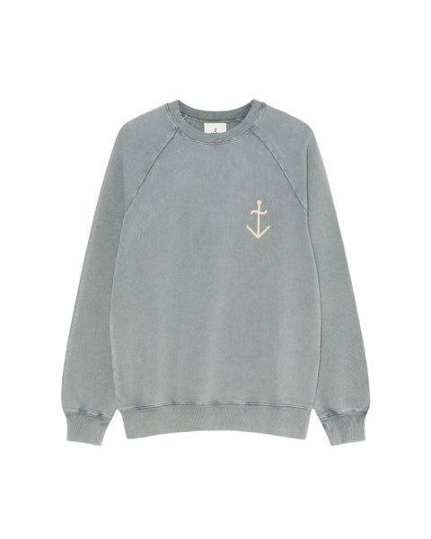 Cunha Logo Sweatshirt Smoked Pearl Pale Yellow