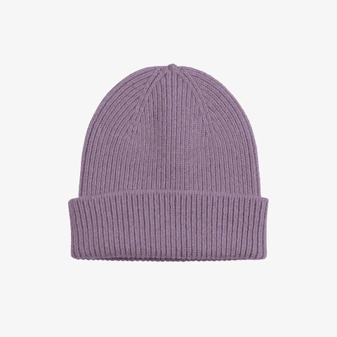 Merino Wool Beanie Purple Haze