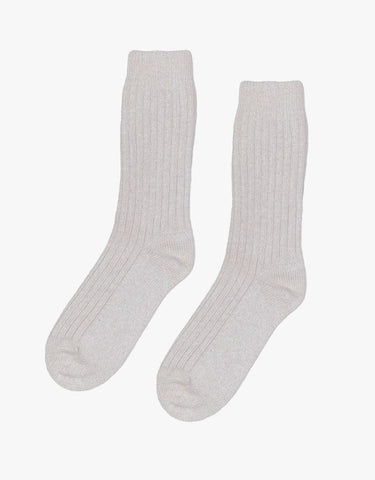Merino Wool Blend Sock Heather Grey