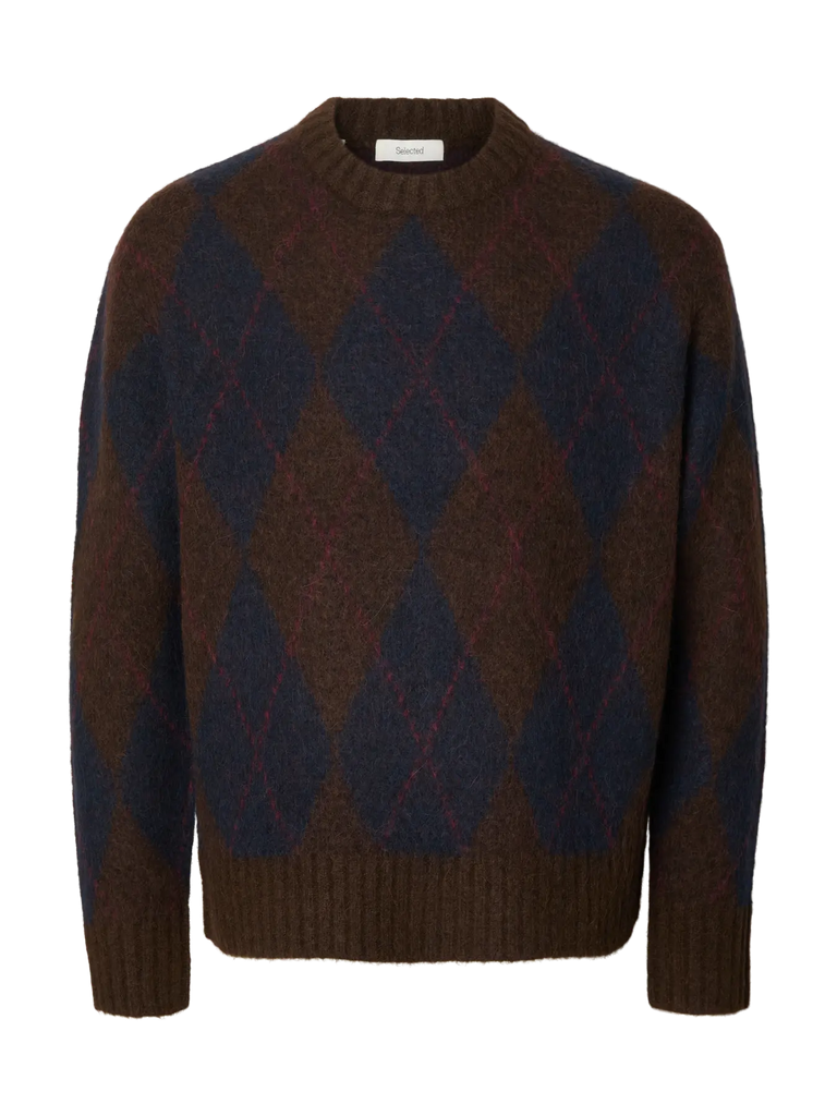 Rai Argyle Knit Delicioso