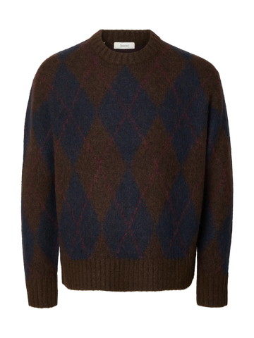 Rai Argyle Knit Delicioso