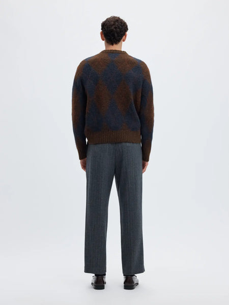 Rai Argyle Knit Delicioso
