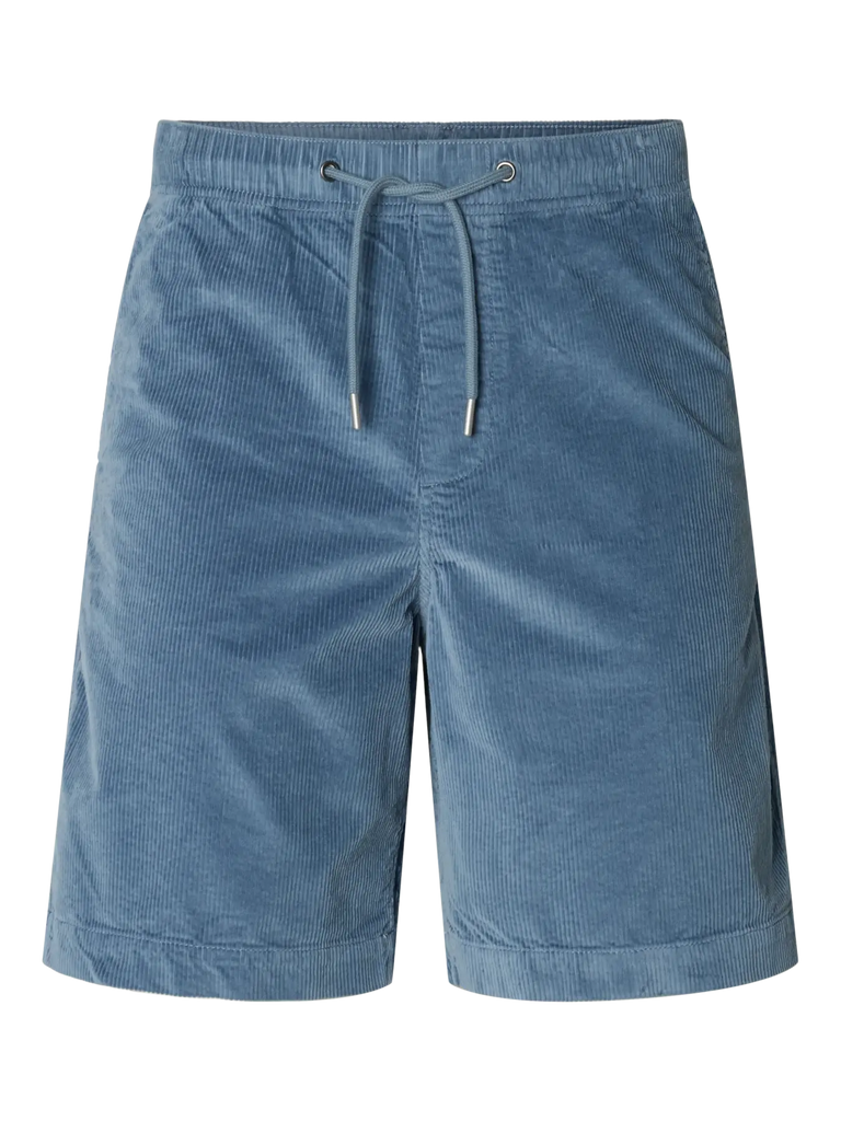 Jace Corduroy Shorts Blue Mirage