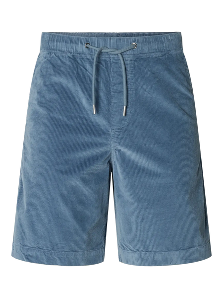 Jace Corduroy Shorts Blue Mirage