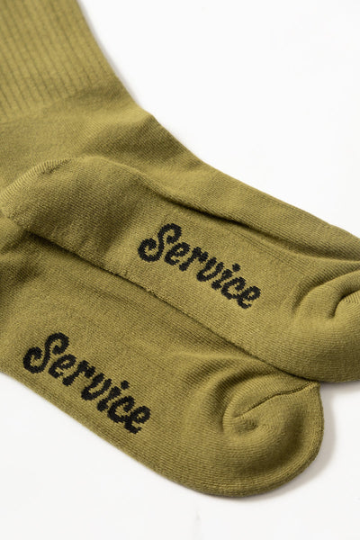 Salt & Pepper Socks Olive