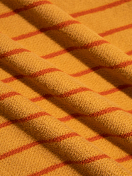 Waternish LS Tee Ochre / Tangerine Stripe