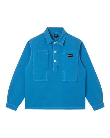Painters Pop Over Shirt Imperial Blue Bedford