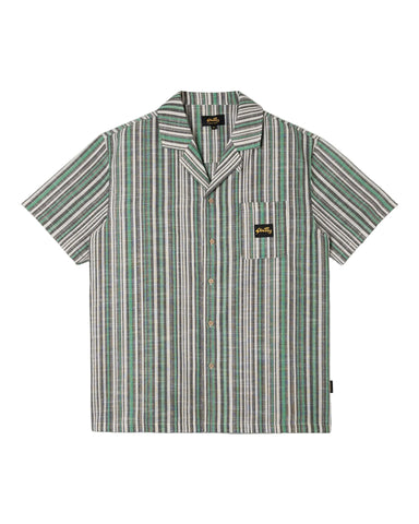 Tour Shirt Black Green Stripe