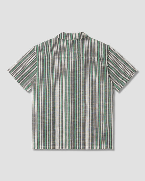Tour Shirt Black Green Stripe