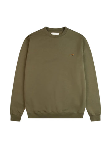 Stobhall Sweatshirt Olive Cotton