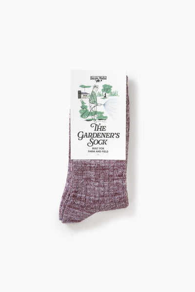 The Gardener's Sock Burgundy