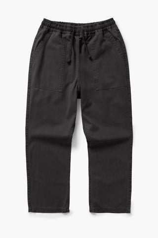 Pigment Herringbone Chef Pants Black