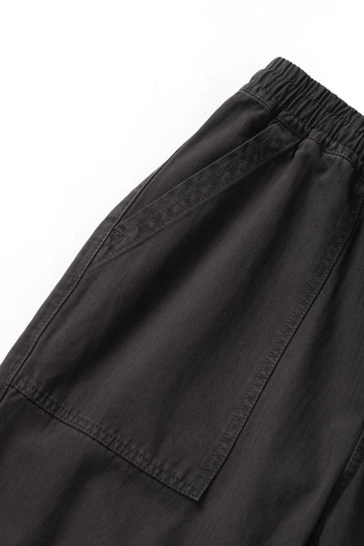 Pigment Herringbone Chef Pants Black
