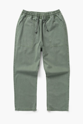 Pigment Herringbone Chef Pants Olive