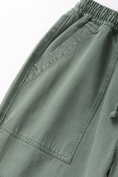 Pigment Herringbone Chef Pants Olive