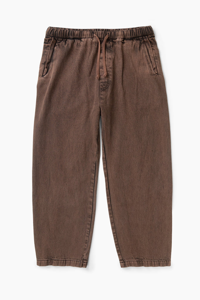 Over-Dyed Easy Chef Pants Umber