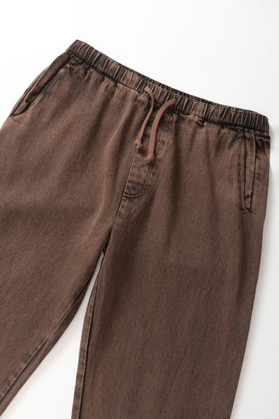 Over-Dyed Easy Chef Pants Umber