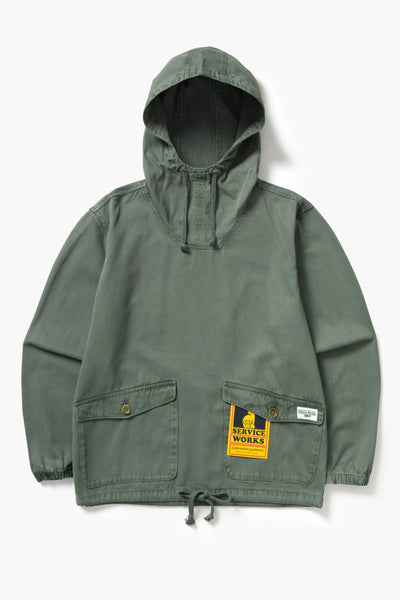 Pigment Herringbone Smock 2.0 Olive