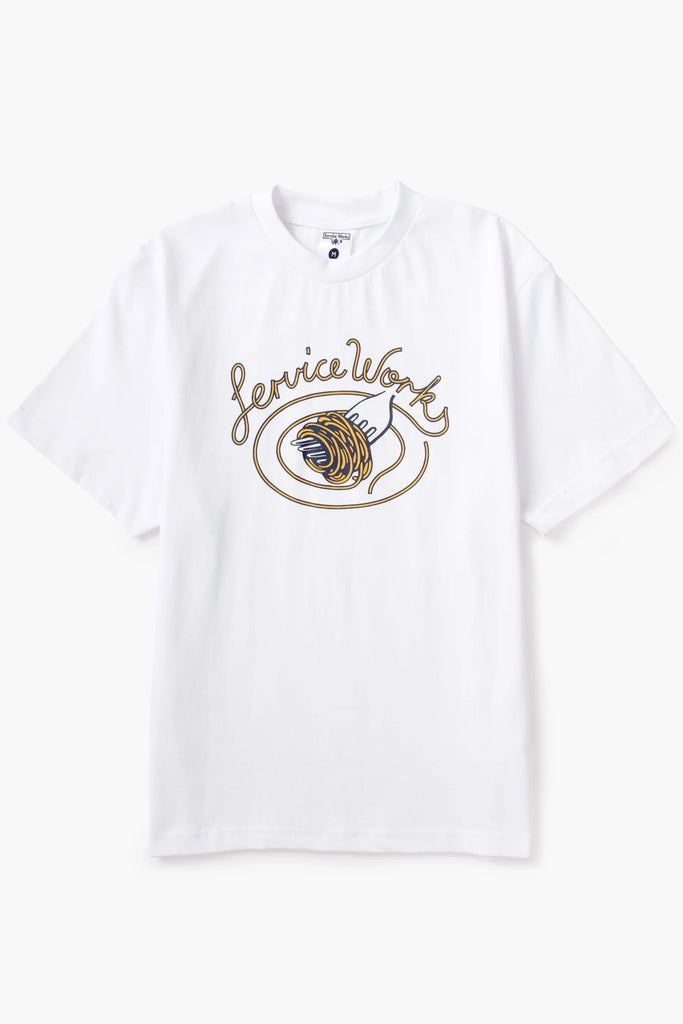 Spaghetti Tee White