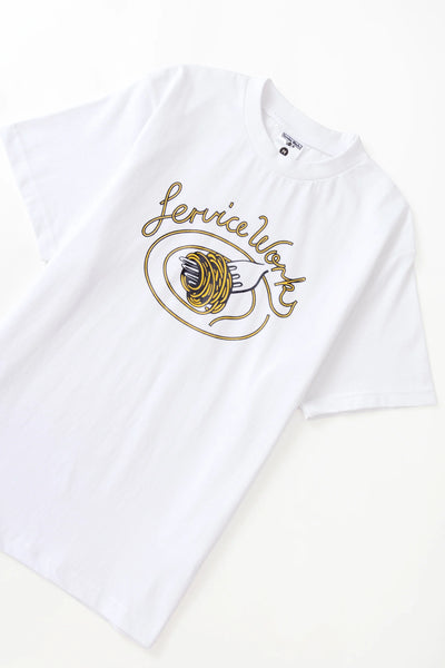 Spaghetti Tee White