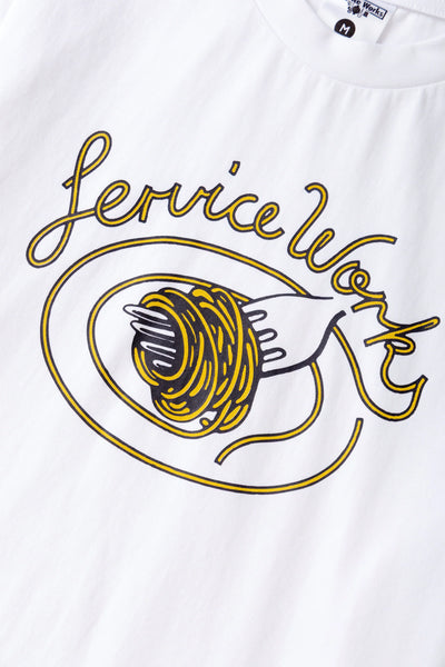 Spaghetti Tee White
