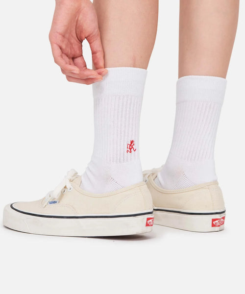 Basic Crew Socks White