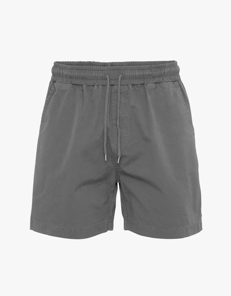 Organic Twill Shorts Storm Grey