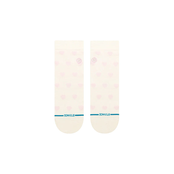 Hearts Low Rider Sock Ivory