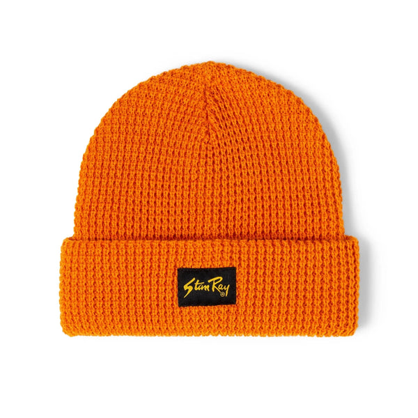 Waffle Knit Beanie Texas Gold