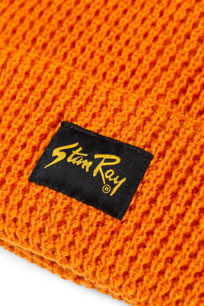 Waffle Knit Beanie Texas Gold