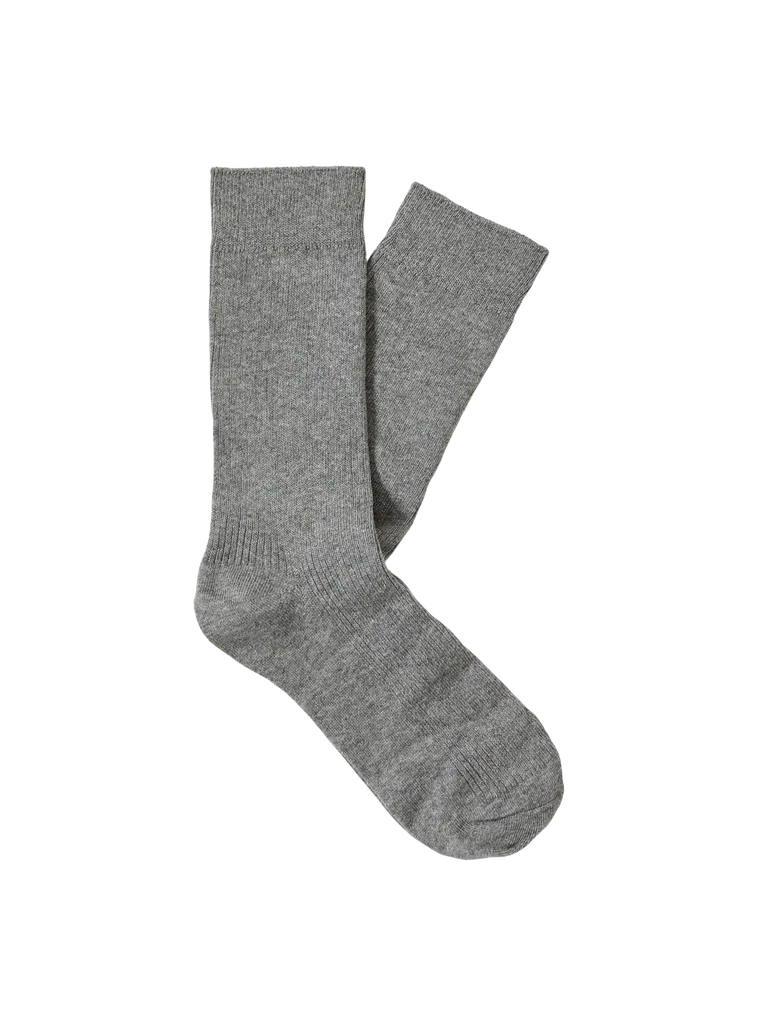River Sock Grey Melange