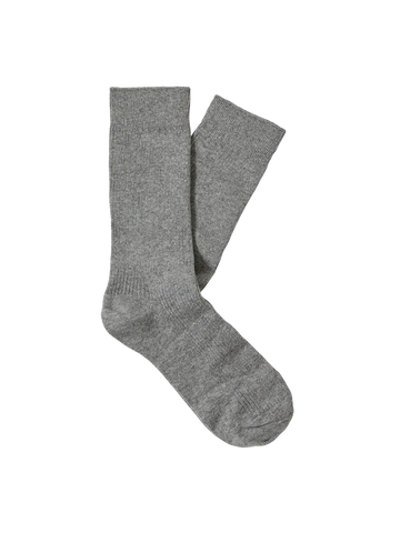 River Sock Grey Melange