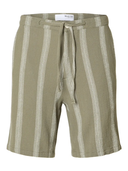 Sal Shorts Vetiver Stripes