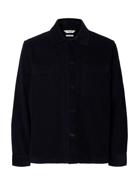 Tate Cord Overshirt Sky Captain