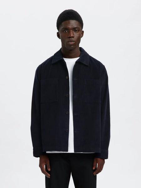 Tate Cord Overshirt Sky Captain