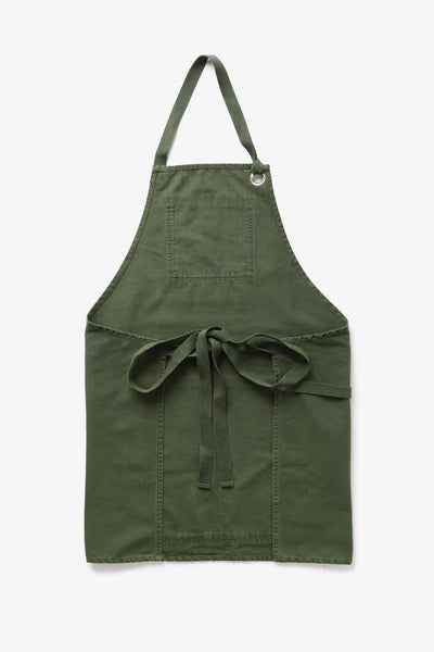 Canvas Apron Olive