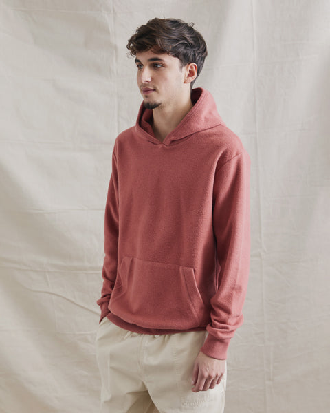 Matias Fleece Hoodie Marsala