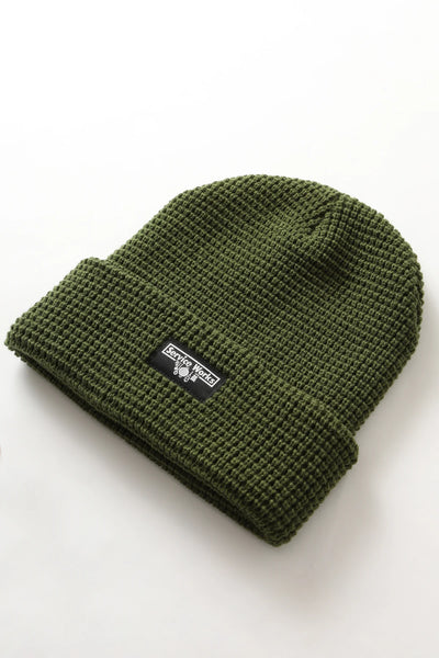 Waffle Logo Beanie Olive