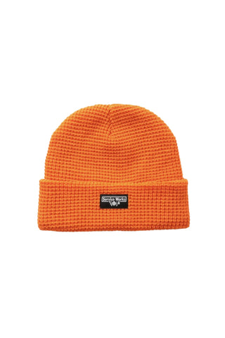 Waffle Logo Beanie Orange