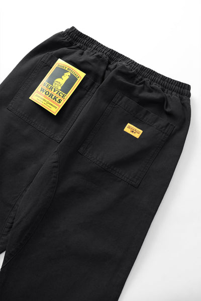 Canvas Chef Pant Black